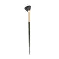 Pennello per ombre del naso a ventaglio professionale con manico verde scuro - Pennello per Contouring Naso / Green Handle Black Bristles