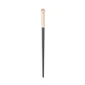Professional small crescent-shaped eyeshadow brush for highly detailed eye makeup - Green