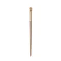 Precision small crescent-shaped eyeshadow brush for detail and eyeliner application - Champagne Gold