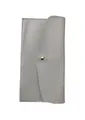 Pochette de rangement pour pinceaux de maquillage en similicuir gris minimaliste - Sac Enveloppe Gris Seul (Sans Pinceaux)