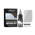 Professional Homonth windshield crack repair kit including 20ml liquid, films, and blade - Repair Fluid x1 Blade x1 Curing Film x5