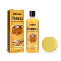 Jakehoe 100ml beewax furniture polish and conditioner with yellow sponge applicator. - 100ml With Sponge