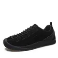 Baskets décontractées en daim noir polyvalentes pour hommes et femmes style sport - 35 / Noir