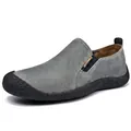 Chaussure de loisirs d'extérieur pour hommes grise avec semelle noire texturée durable - 38 / Gris