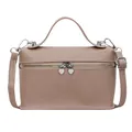 Stijlvolle kaki box crossbodytas met unieke zilveren hart ritsen voor dagelijks gebruik - Kleine vierkante handtas en crossbodytas met hartvormige rits (彩虹3351) / Khaki