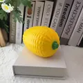 Close-up of large realistic yellow corn squishy toy with slow rebound texture for stress relief. - Corn Style / Jumbo Flour Filled Version