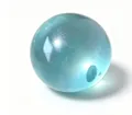 Transparente hellblaue Kokosöl-Squishy-Kugel zum Stressabbau und für sensorisches Spiel - 6cm Stil / Malzzucker Blau