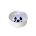 Cute glowing baozi squishy toy with LED light in a white container for Halloween decor - 1 Piece / White Ghost Glowing