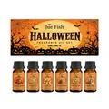Set de aceites fragantes de Halloween con 6 aromas para ambiente festivo en casa - 60ml (10ml*6)