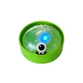 Green glowing monster bun squeeze toy for Halloween fun in a matching container - 1 Piece / Green Cyclops Glowing
