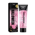Gel glitter rosa iridescente Halloween Carnival per capelli e corpo in tubetto 100g - 100.00g / Rosa