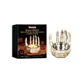 Realistic Halloween skeleton hand candlestick holder ornament for spooky home decor - 1 Piece