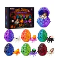 Premium 6-delige 3D-geprinte Halloween spin en ei speelgoedset voor kinderen van Dowmoo - 6-delige set / Set van 6