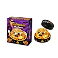 Cute Halloween ghost dumpling squishy toy with spooky mystery gift box packaging - Ghost Face Style / 1 Piece / Gold