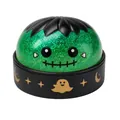 Halloween Frankenstein Squishy-Spielzeug mit grünem Glitzer und Geistermustern - Frankenstein / 1 Stück