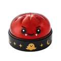 Halloween Vampir-Knödel-Quetschi-Spielzeug mit roter Glitzerkuppel und Geisterbasis - Roter Teufel / 1 Stück