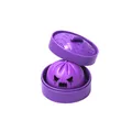 Halloween lila gedämpftes Brötchen Fidget Toy im Dampfgarer, gruseliges Gesicht - 1 Stück / Lila