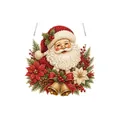 Décoration de Noël suspendue Père Noël DIY kit d'art de diamant pour décoration maison - Père Noël avec cloche / 1 Pièce