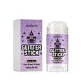 Zephoco Bright White Glitter Stick for Face Hair and Body in Halloween packaging - 16.00g / Bright White