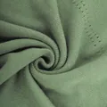 Close-up of premium sage green knit fabric showing soft texture and fine weave - S / Top And Bottom / Dark Gray