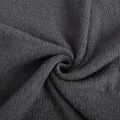 Detailed close-up view of grey hollow knit fabric texture for sheer summer sweater - S / Tops / Dark Gray
