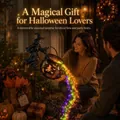 Heks tuinverlichting met gekleurde LED-slingers voor Halloween buiten decoratie - Heks Tuinsteker Stijl / Zwart
