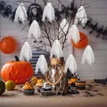 Hängende Halloween weiße Gaze Geist Ornamente für gruselige Party Innendekoration - Twelve Pieces Assorted
