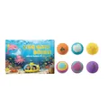 Set de regalo de 6 bombas de baño para niños con divertido diseño de tema marino - Paquete Variado (300g)