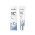 Set de crema reafirmante antiarrugas para ojos Viareline con fórmula hidratante en fondo blanco - Estilo Antiarrugas Hidratante / 10.00g