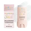 Stick enlumineur blanc Zephoco pour un fini éclatant et un maquillage frais longue durée - 5g / Blanc