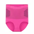 Culotte gainante fuchsia taille haute avec panneaux texturés respirants - S / Bas / Rose rouge