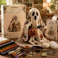 Kit completo per patchwork in feltro a forma di fantasma di Halloween con materiali - Modello C