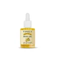 Aceite corporal nutritivo de vainilla y cacao en frasco de 30 ml para reafirmar e hidratar la piel - 30ml