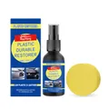 RayHong 50ml car plastic restorer kit for interior and exterior trim restoration - 50ml*1, Sponge*1