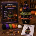 Vue détaillée du kit de crochet DIY Witch's Potion Tree pour Halloween complet - Arbre Potion de Sorcière / Kit de Matériel DIY