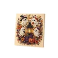 Kit pittura diamante 3D Halloween con simpatici fantasmi e lanterna di zucca artistica - Fantasma / 20x20cm