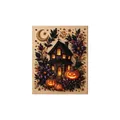 Kit de arte de diamantes de Halloween con casa encantada y calabazas brillantes. - Castillo de Calabaza / 1 Pieza