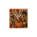 Halloween DIY Diamant Malerei Set mit Eule und Kürbis Motiv in lebhaften Herbstfarben - Eule Kürbis / 1 Stück