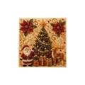 DIY Christmas pearl art painting kit featuring Santa, reindeer and tree design. - Christmas Tree Santa Reindeer (SKU00047023) / 1 Piece