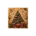 Exquisite DIY Christmas tree pearl art painting kit for festive home wall decoration. - Eight-Star Christmas Tree (SKU00047025) / 1 Piece