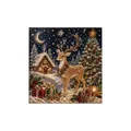 Festive Christmas reindeer DIY pearl art painting kit for handmade home wall decor - Christmas Reindeer (SKU00047027) / 1 Piece