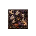 Kit d'arte mosaico in perle 3D per Halloween con fantasmi e zucche luminose colorate - Fantasma / 1 Pezzo