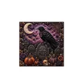 Kit mosaico di perle 3D di Halloween con corvo, zucca e tema del cimitero scuro - Corvo / 1 Pezzo