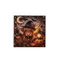 Kit mosaico di perle 3D mucca delle Highland con cappello da strega per Halloween - Mucca delle Highland / 1 Pezzo