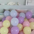 Palloncini macaron di alta qualità in colori pastello misti rosa blu giallo viola - Macaron Blu Rosa Viola Misto / Confezione da 100