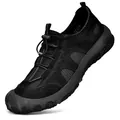 Chaussures d'extérieur pour hommes avec maille respirante et semelle amortissante - 38 / Noir (9688)