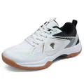 Chaussures de badminton professionnelles pour hommes avec mesh respirant - 39 / 2508 Blanc Noir