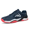Chaussures de tennis professionnelles bleu marine respirantes avec amorti et texture ondulée - 39 / Bleu foncé
