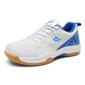 Chaussures de badminton respirantes avec semelle en gomme antidérapante pour le sport. - 36 / Blanc Bleu