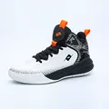 CICERO professional basketball shoe with breathable mesh and stylish holographic heel - 36 / White